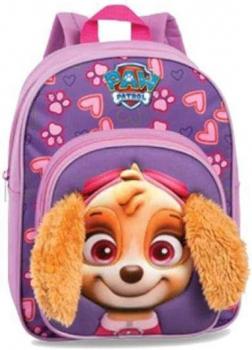 Paw Patrol Rucksack mit lustigen Plüschohren, hellviolett
